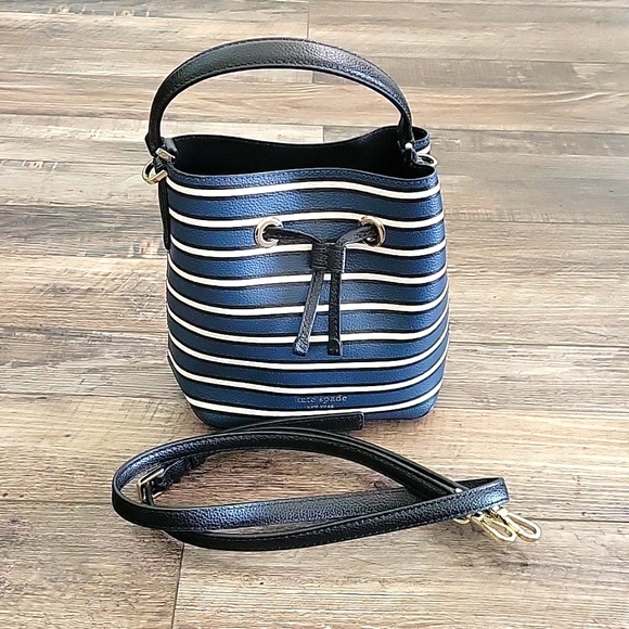 kate spade Bags Kate Spade Eva Small Bucket Bag Blue Multi Poshmark